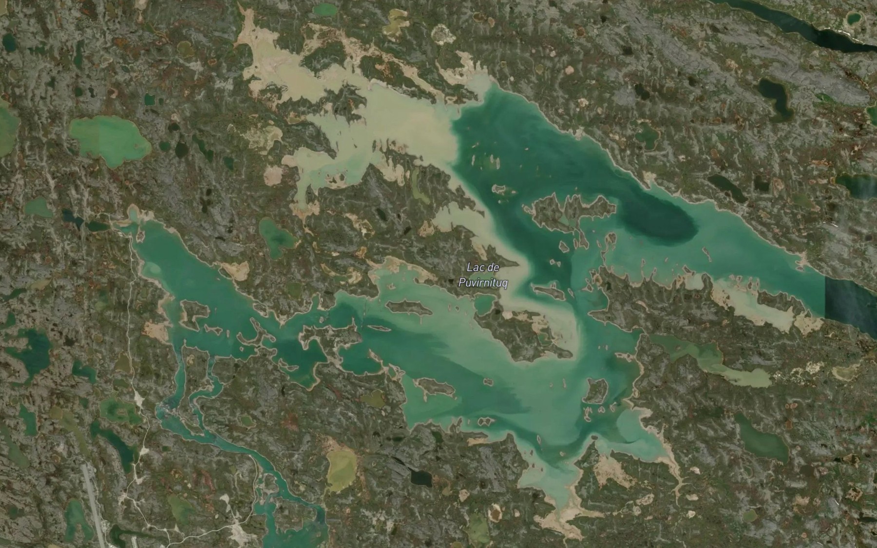 Satellite map of the Lac Tunusuk