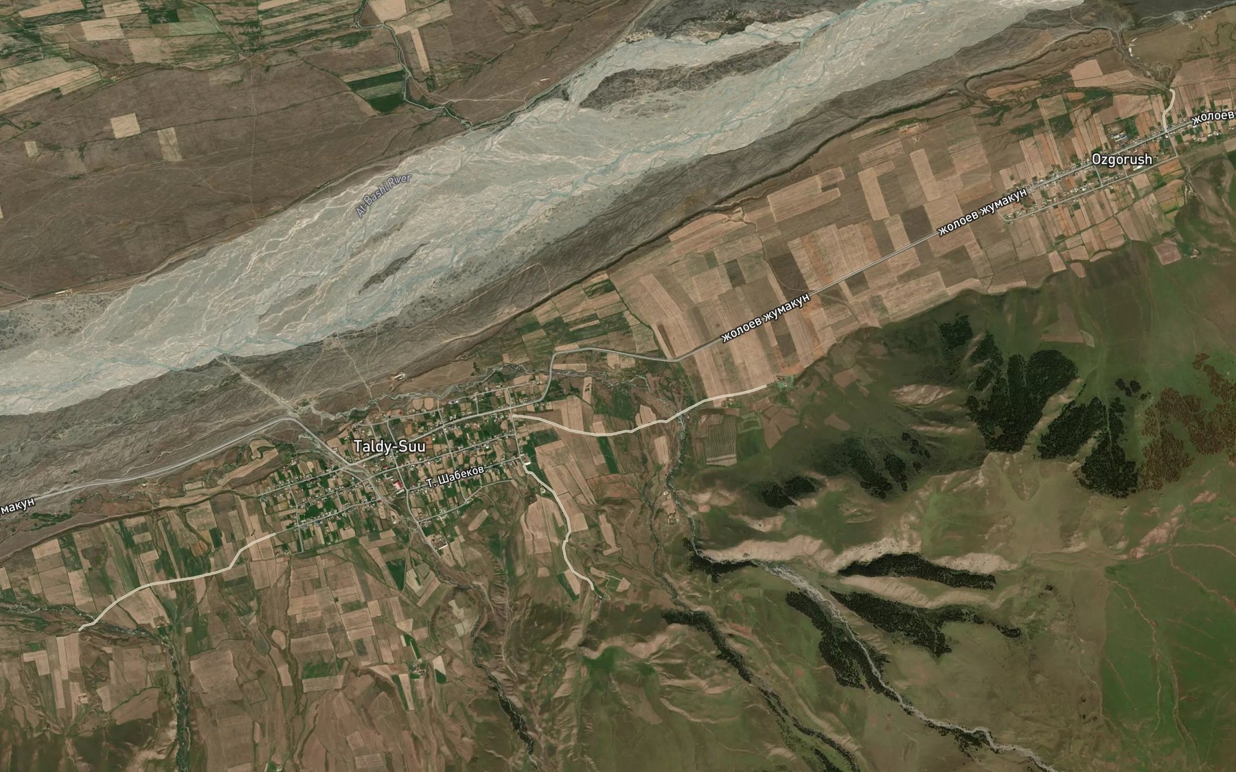 Satellite map of the Ortotor