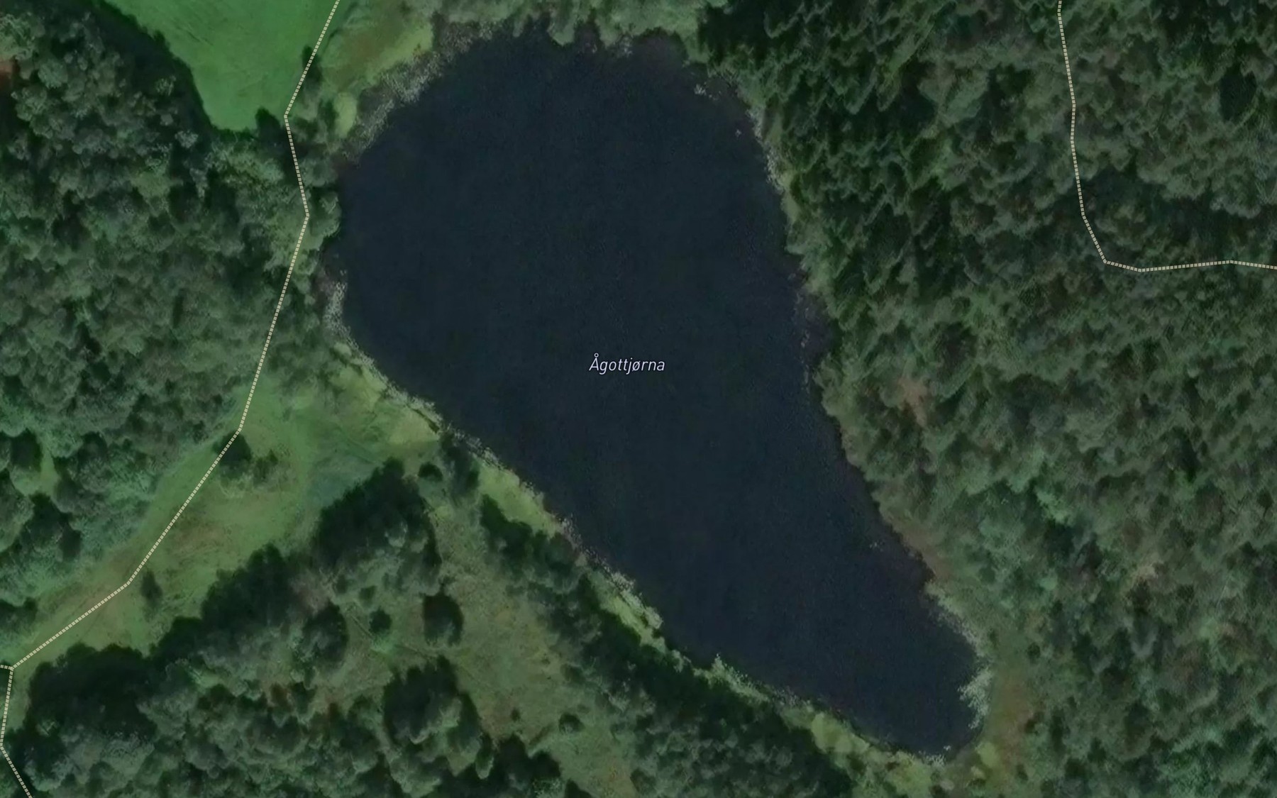 Satellite map of the Agottjorna