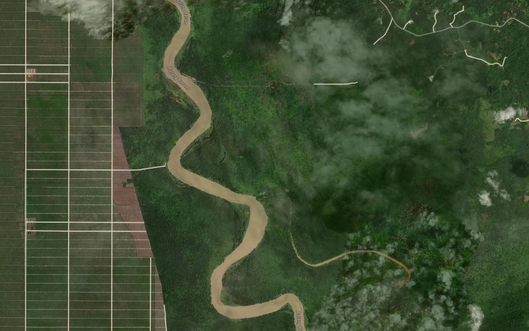Satellite map of the Sungai Sapun