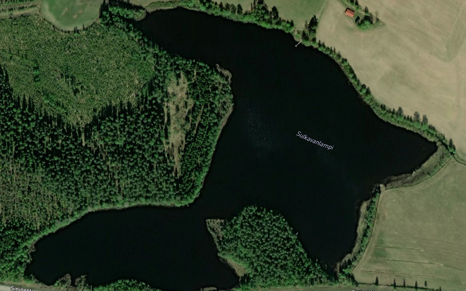 Satellite map of the Sulkavanlampi
