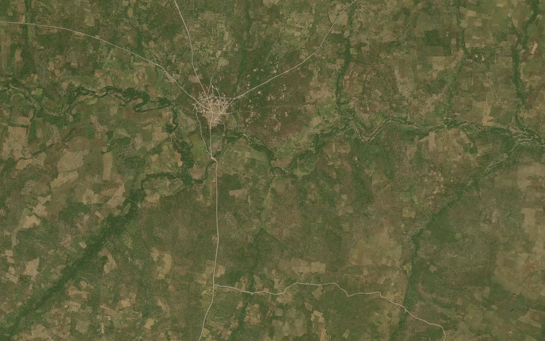 Satellite map of the River Katafon