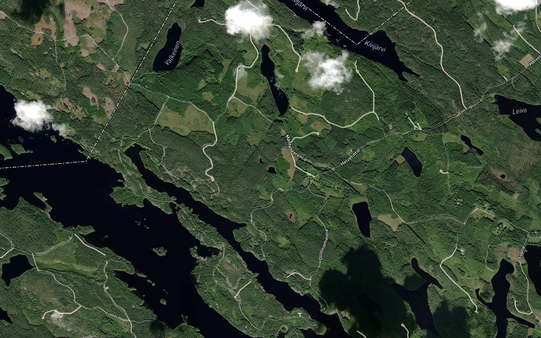 Satellite map of the Sammallammit