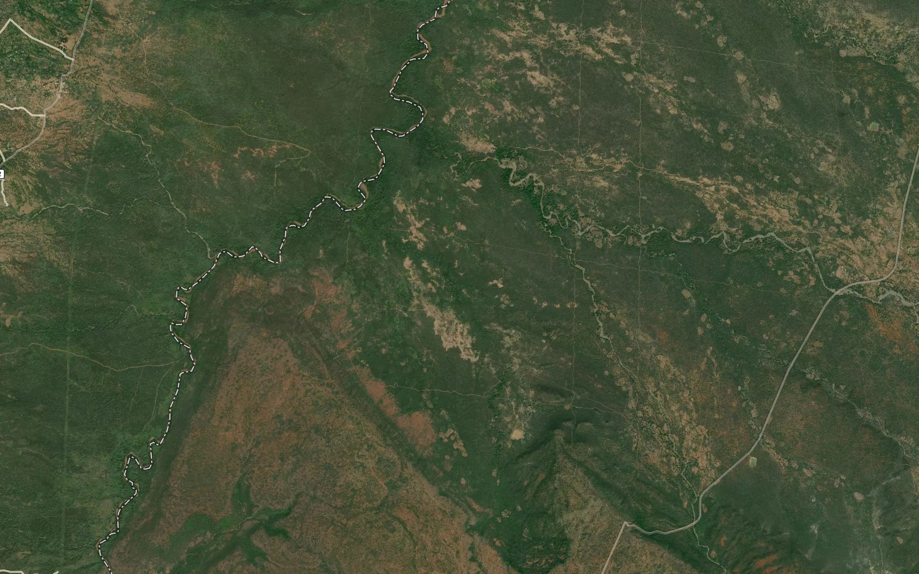 Satellite map of the Chebuso