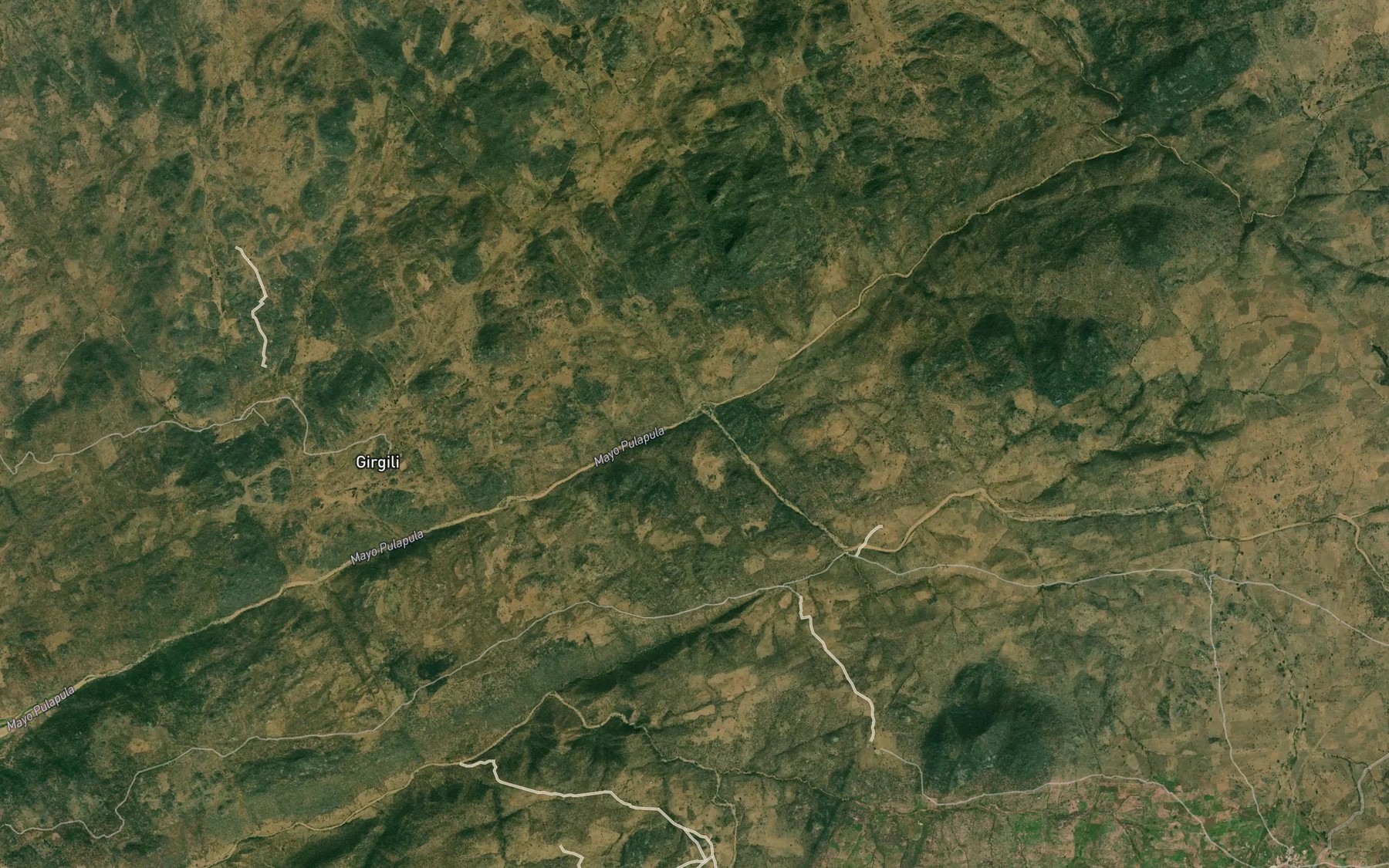 Satellite map of the Mayo Mbanga