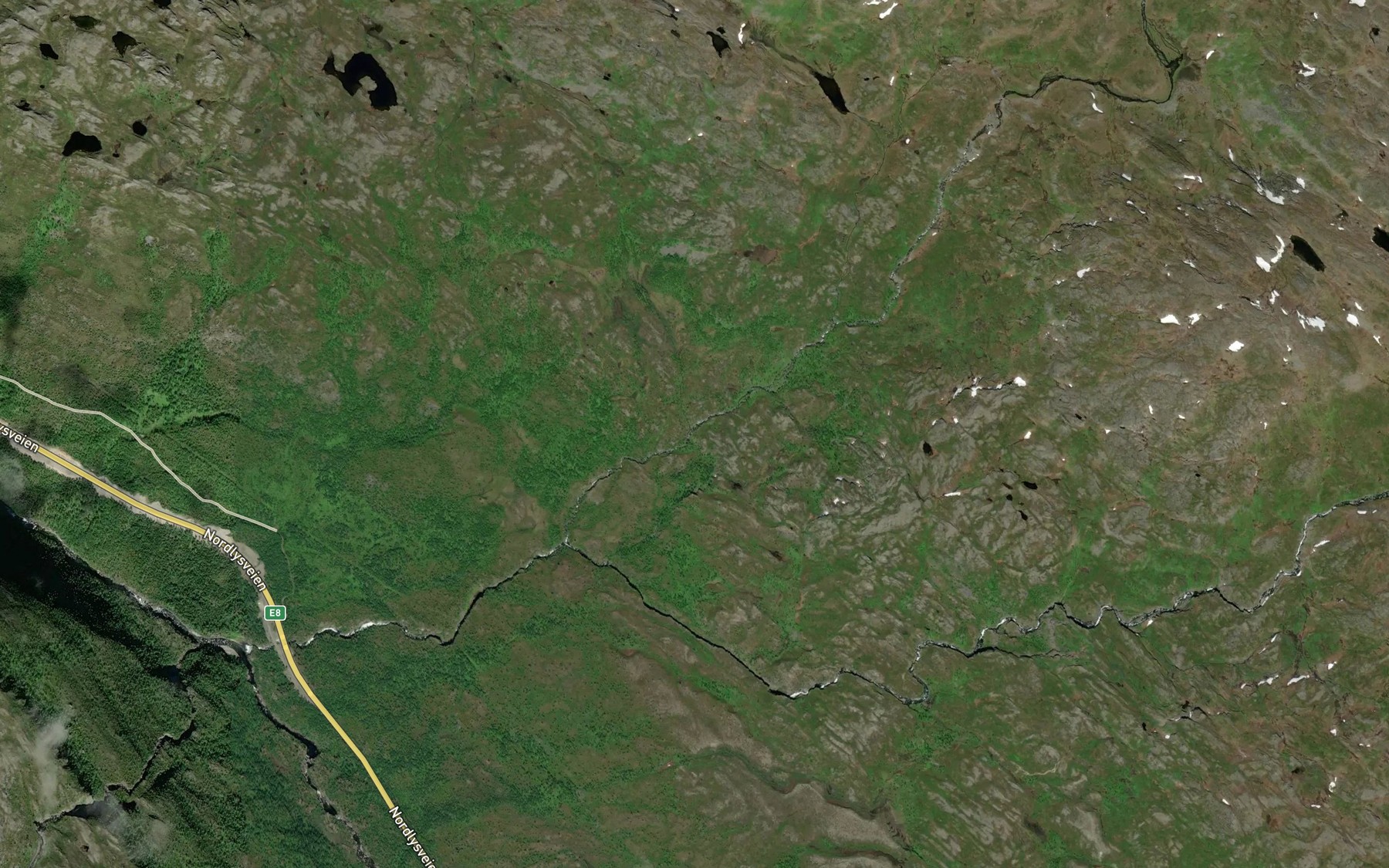 Satellite map of the Doggejohka