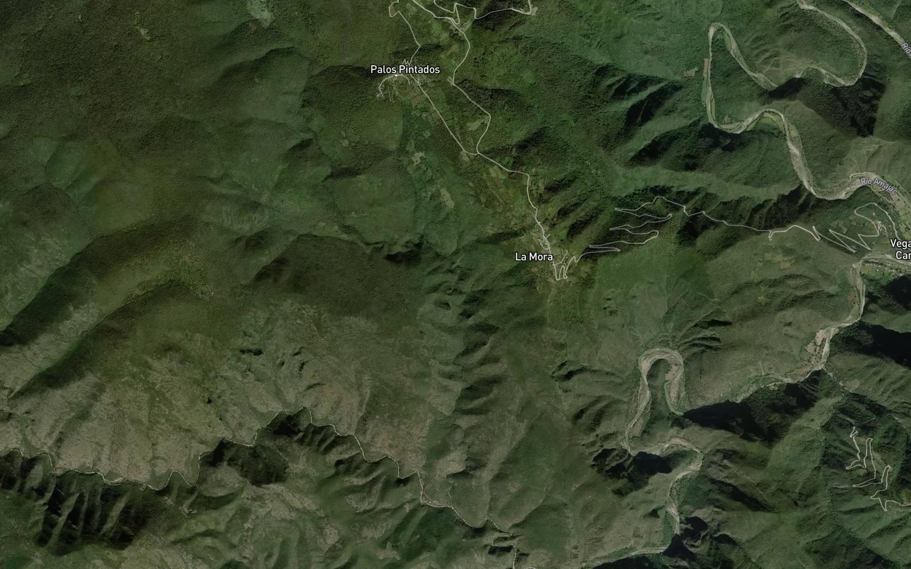 Satellite map of the Barranca El Ahorcado