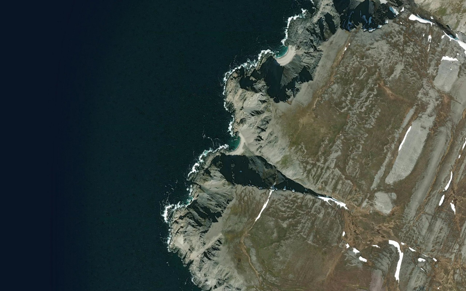 Satellite map of the Kordelvika