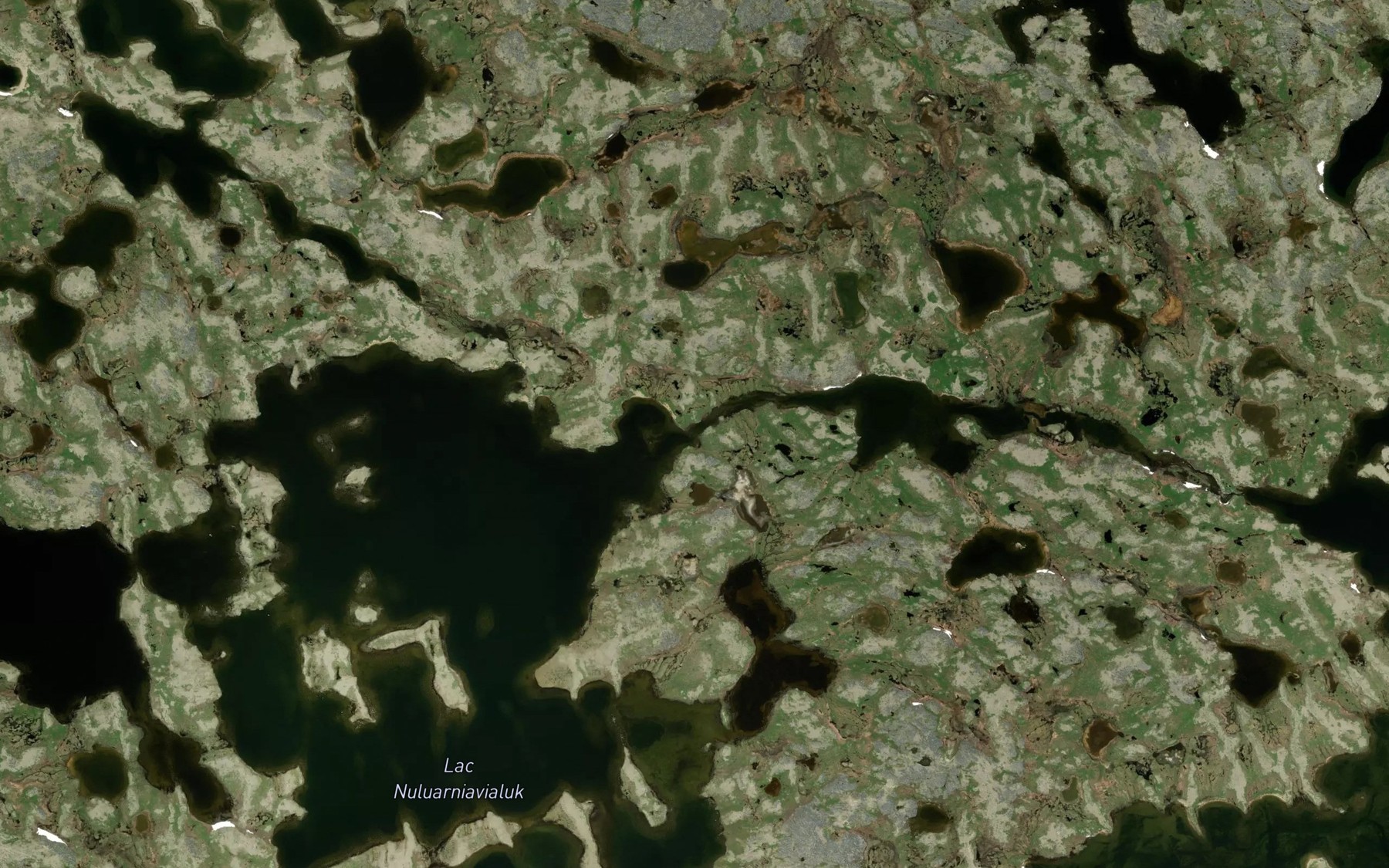 Satellite map of the Ruisseau Nuluarniaviup Kuugajaanga