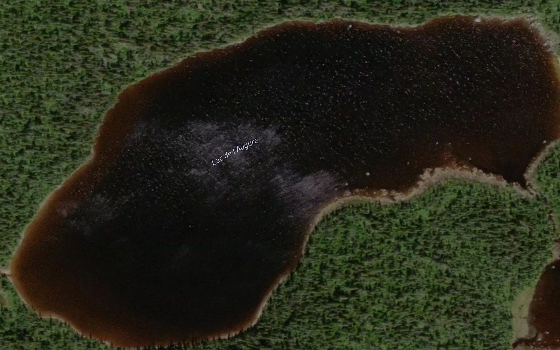 Satellite map of the Lac de l'Augure