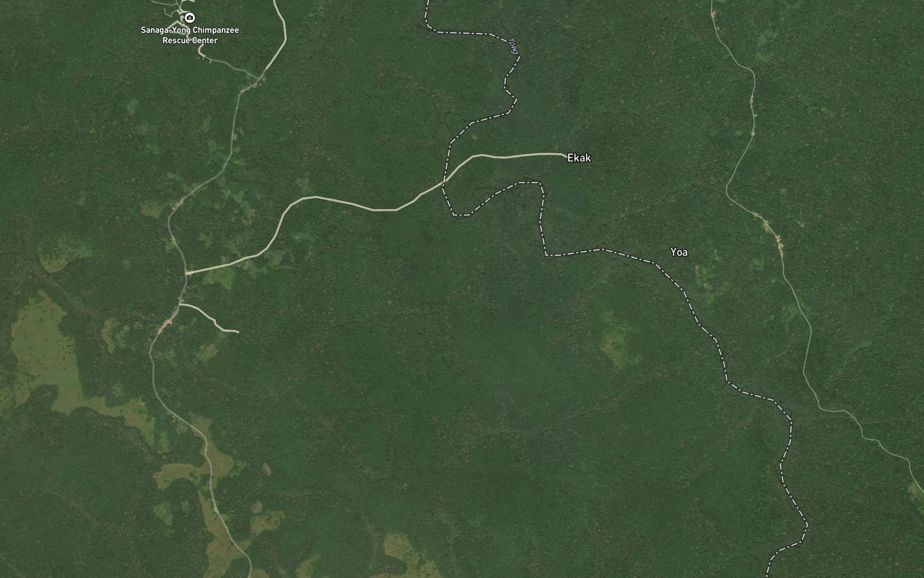 Satellite map of the Ngou
