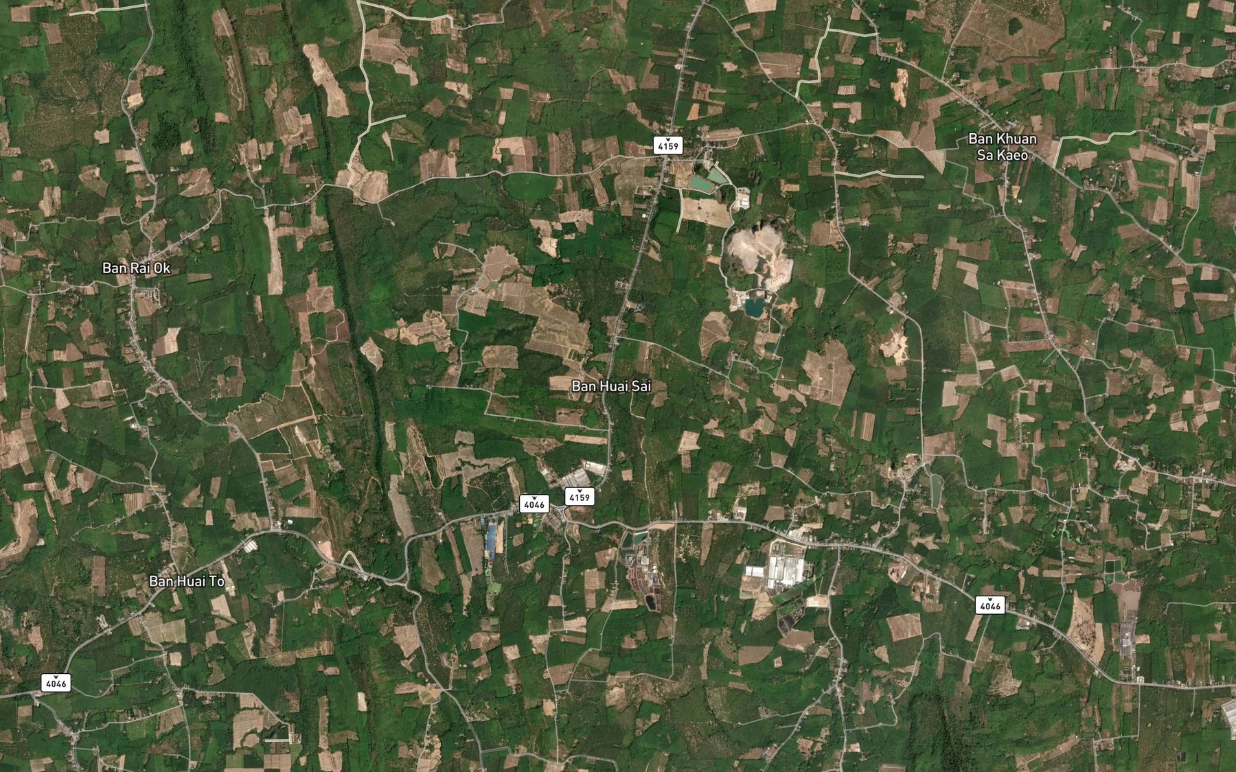 Satellite map of the Huai Sai