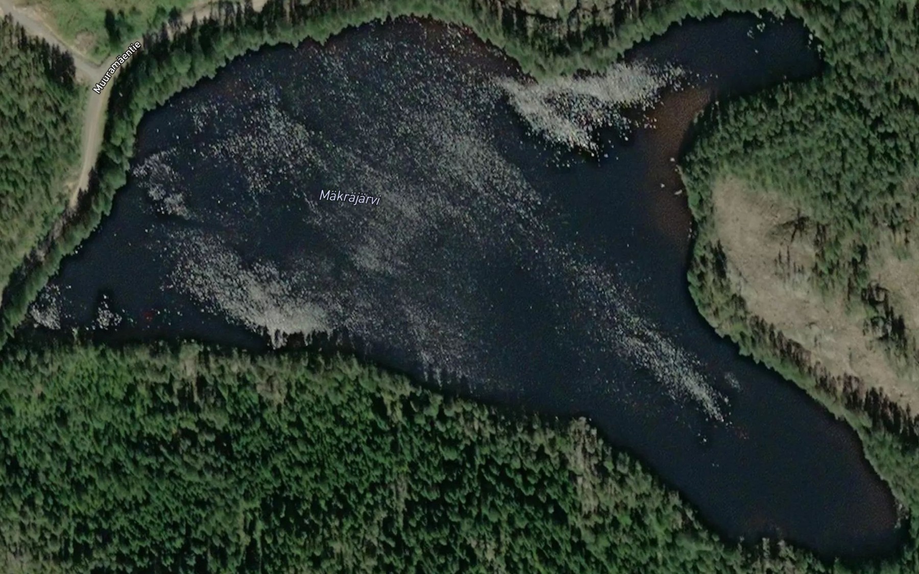 Satellite map of the Makrajarvi