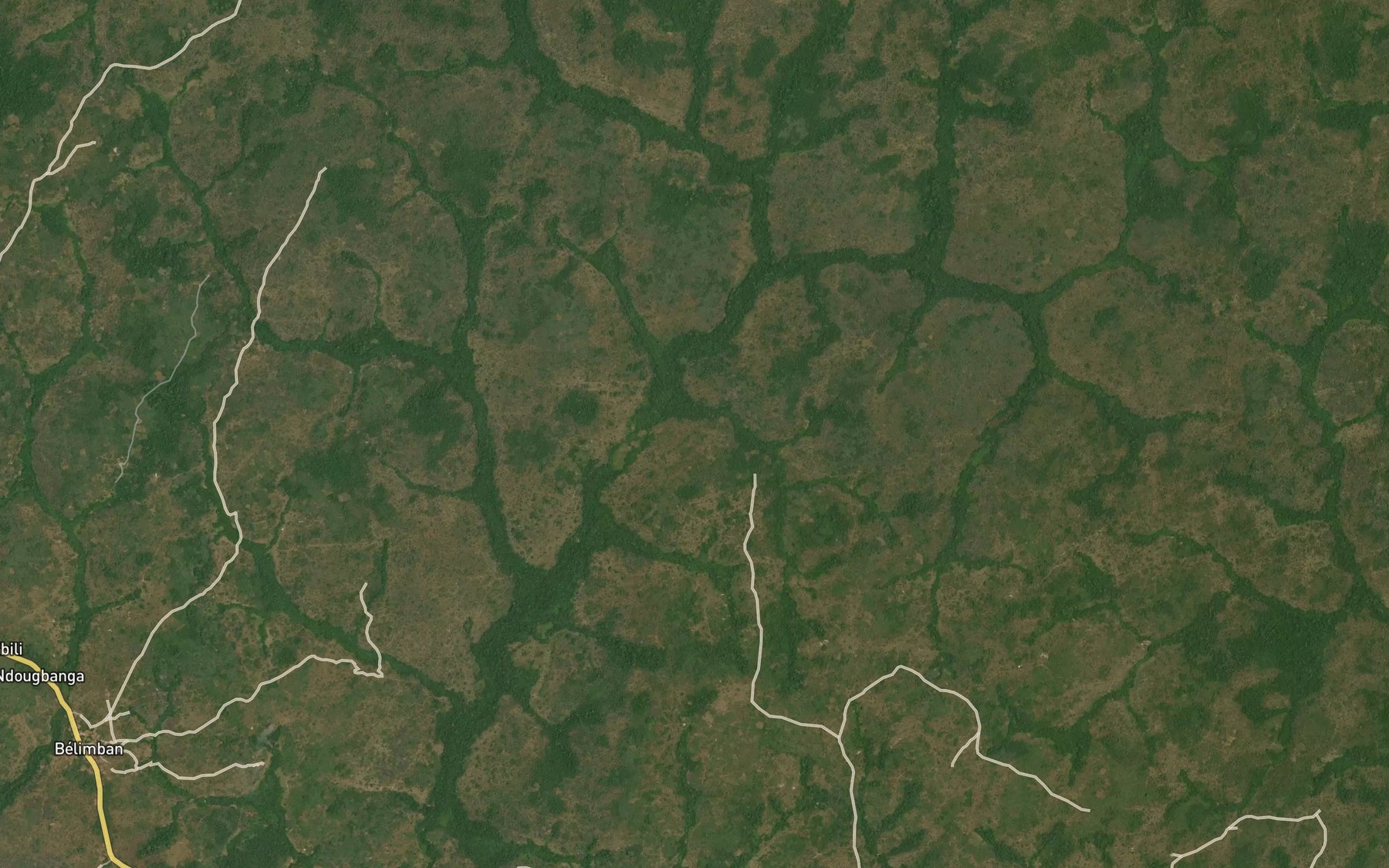 Satellite map of the Beliboum