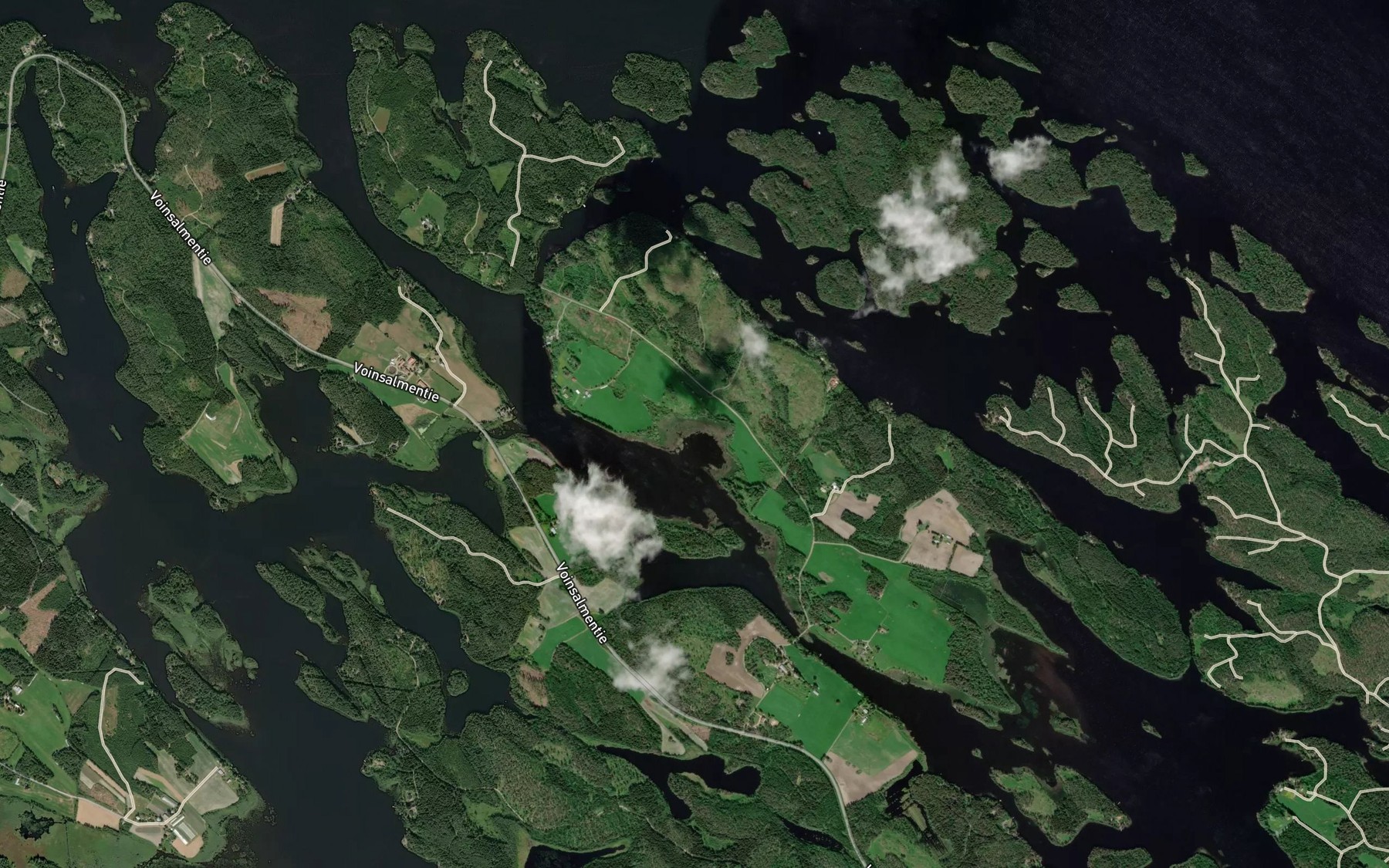 Satellite map of the Hovinlahti