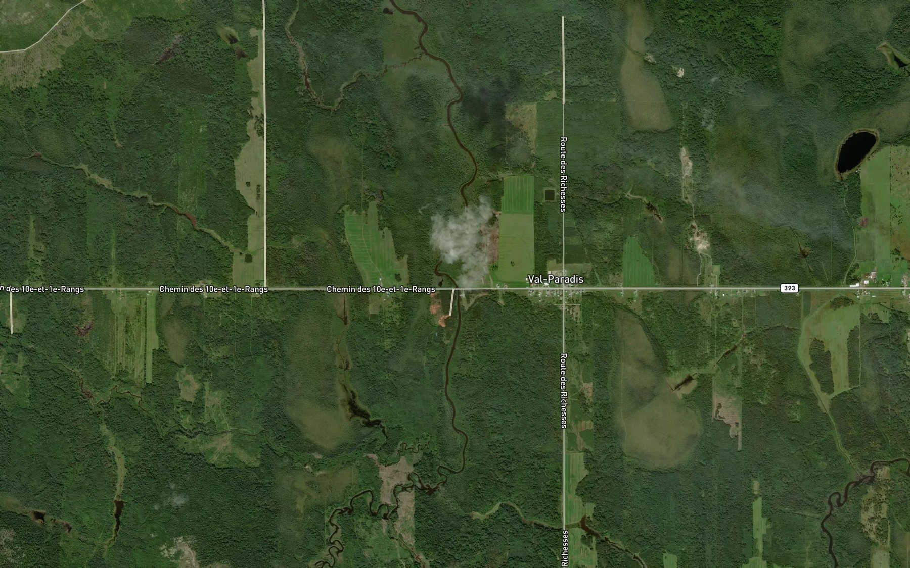 Satellite map of the Cours d'eau Piche