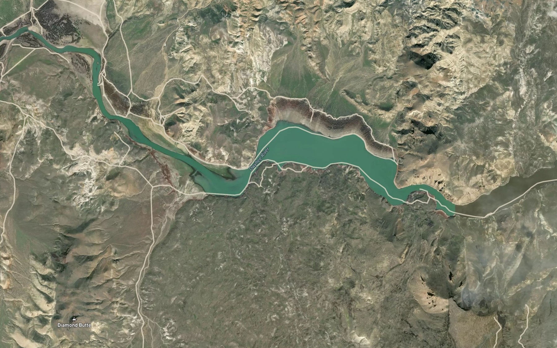 Satellite map of the Juniper Creek