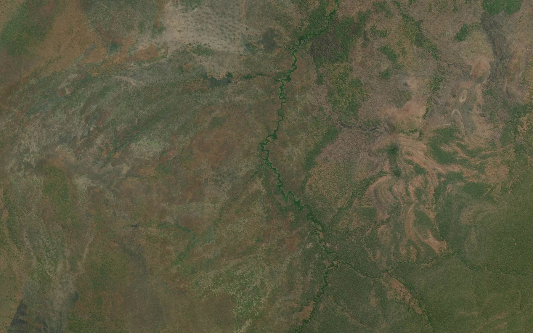 Satellite map of the Mingomba