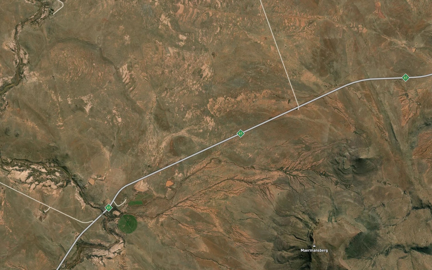 Satellite map of the Smalfontein-Karaal