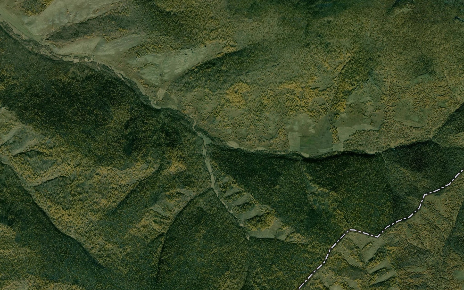 Satellite map of the Pad' Mutustay