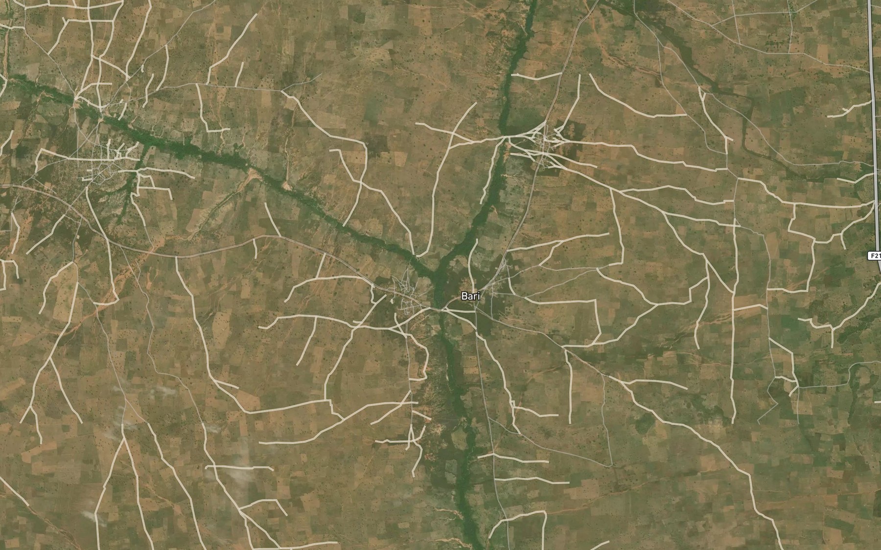 Satellite map of the RiverLansar
