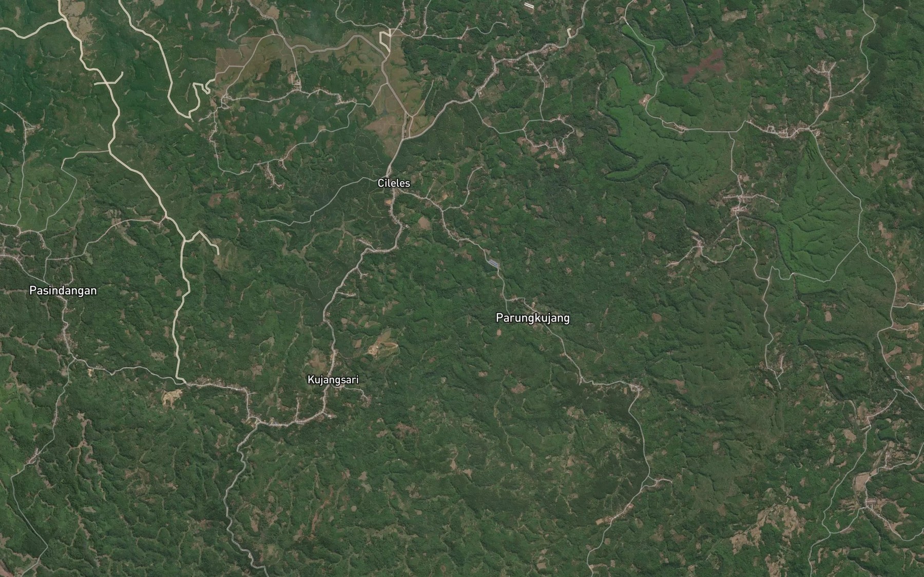 Satellite map of the Ci Oray