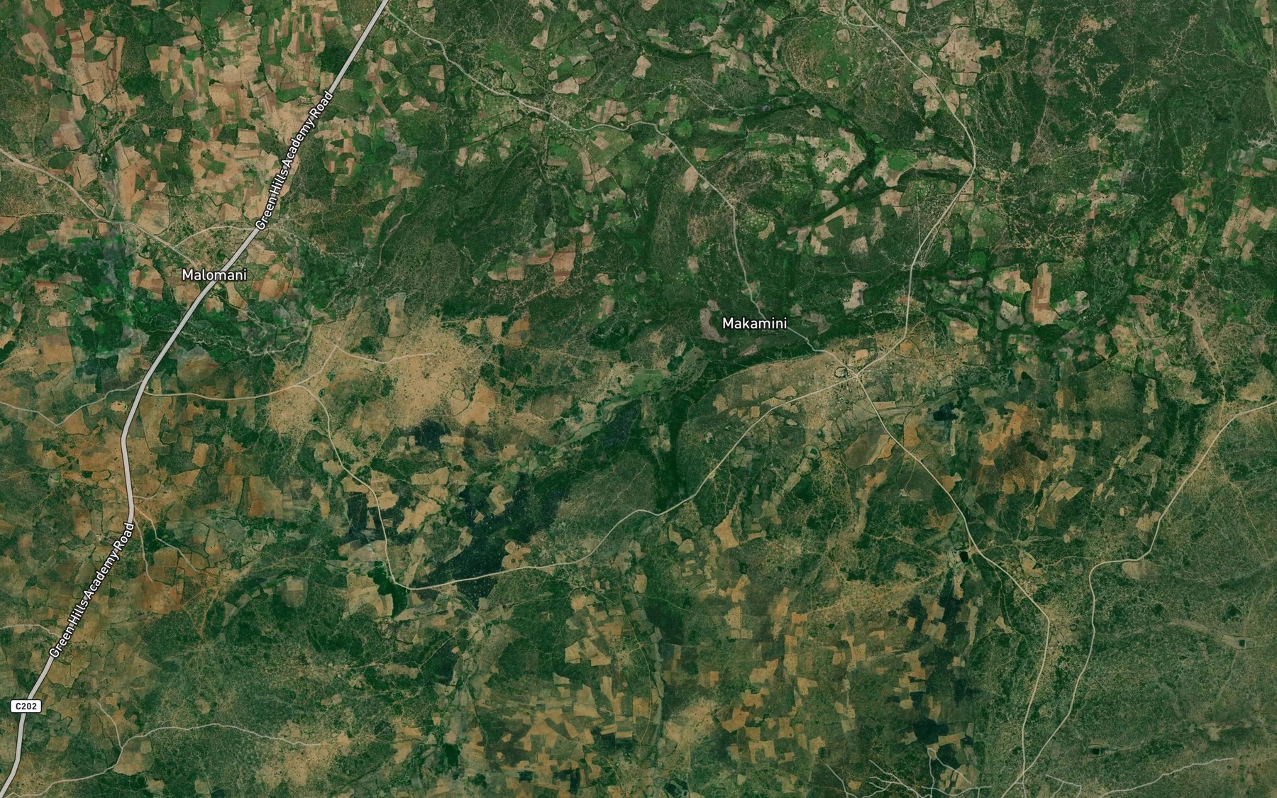 Satellite map of the Vigurungani