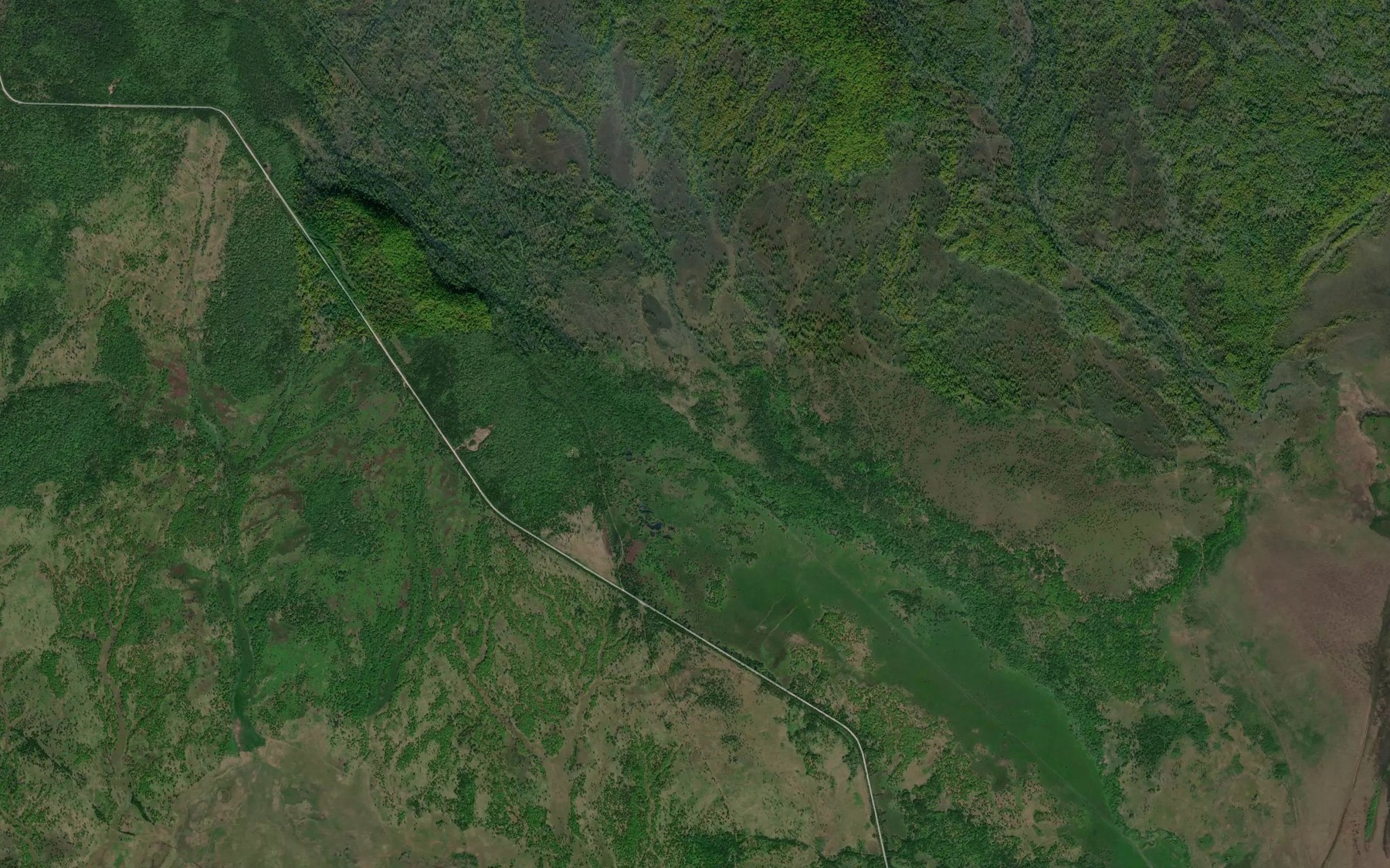 Satellite map of the Barkhatnyy