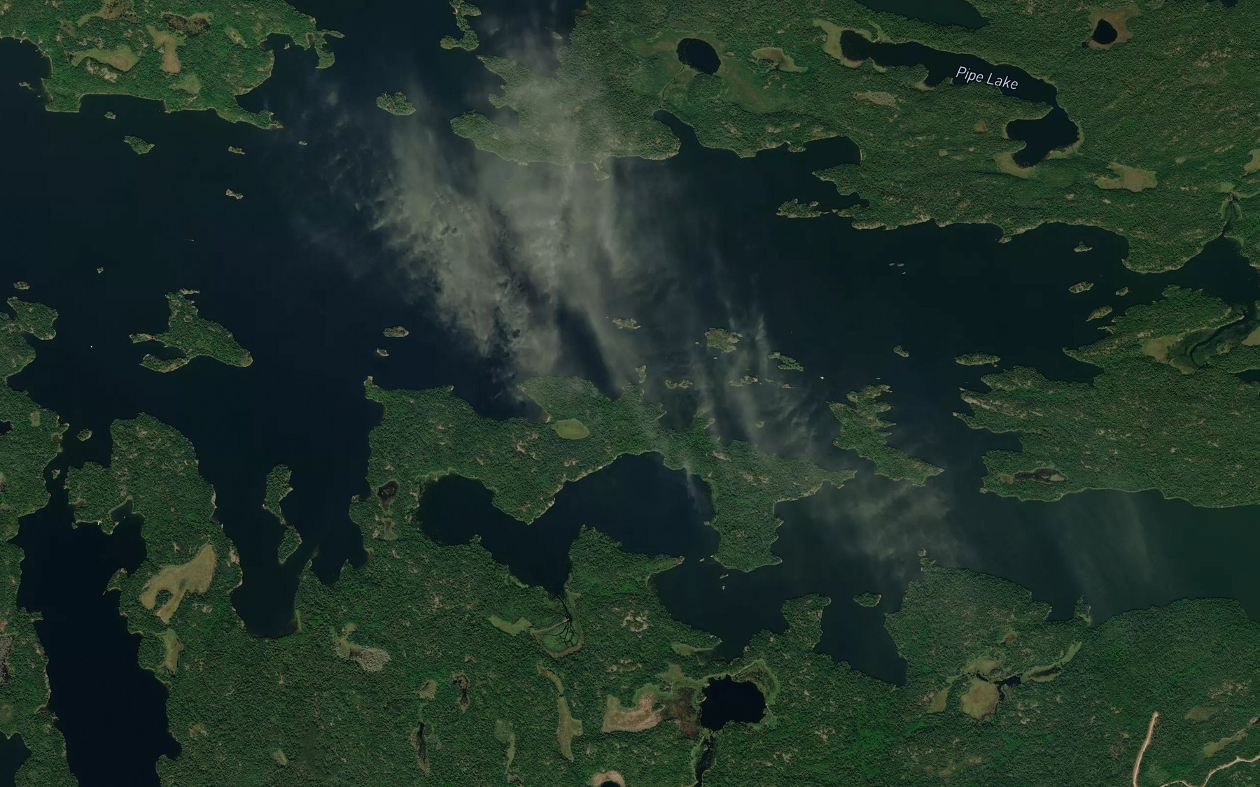 Satellite map of the Andrew Bay