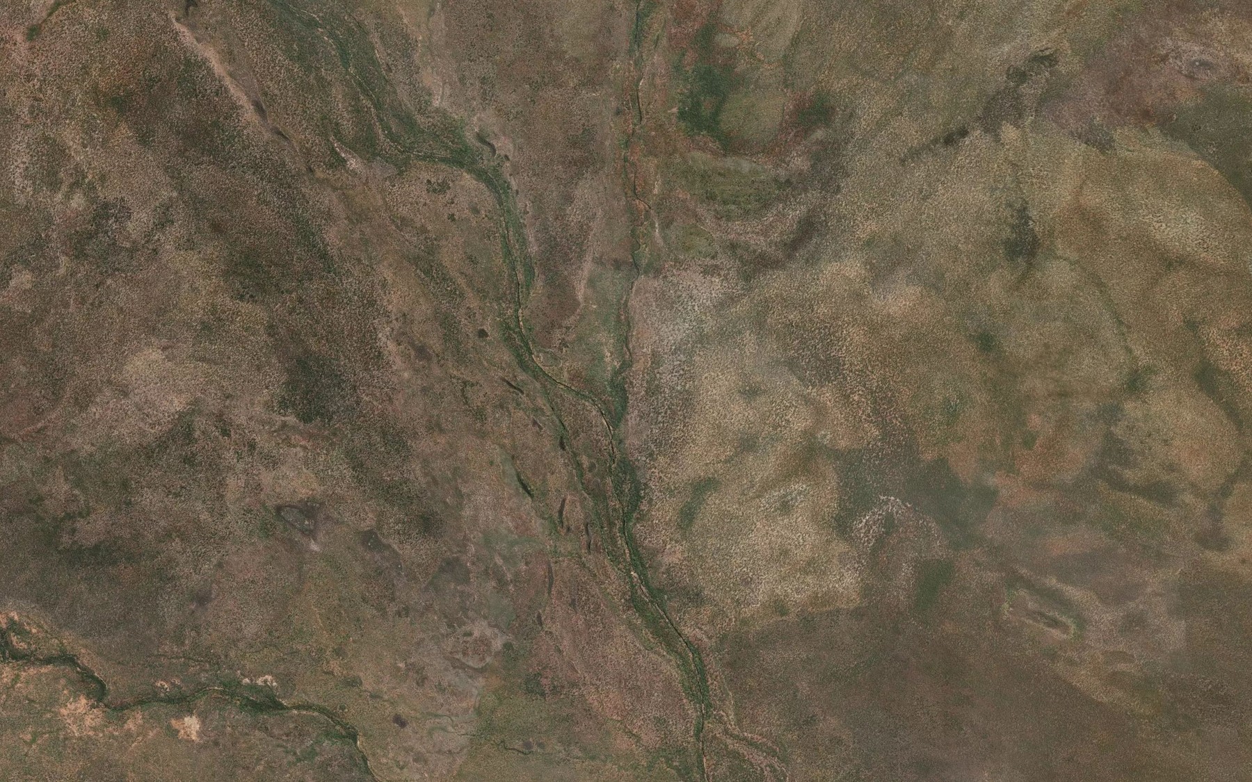 Satellite map of the Zamia Creek