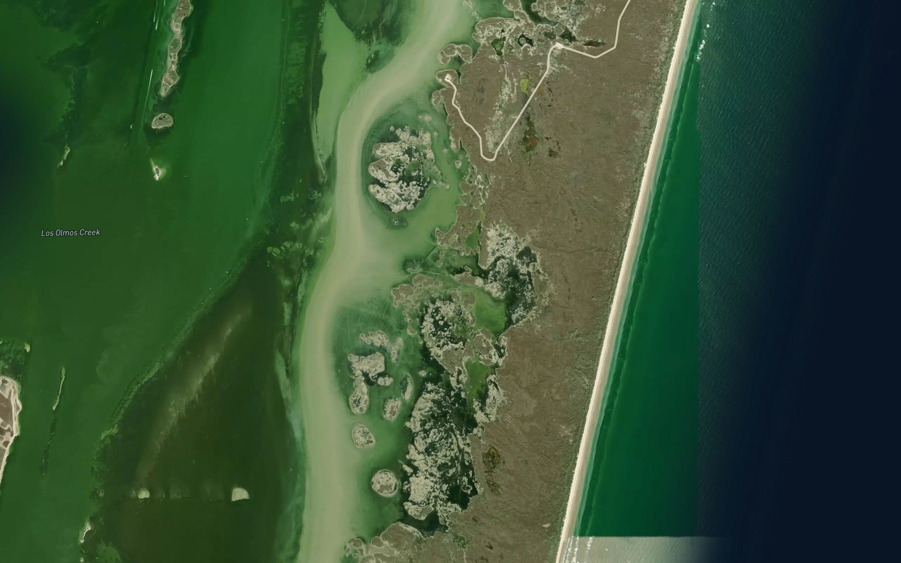 Satellite map of the Boggy Slough