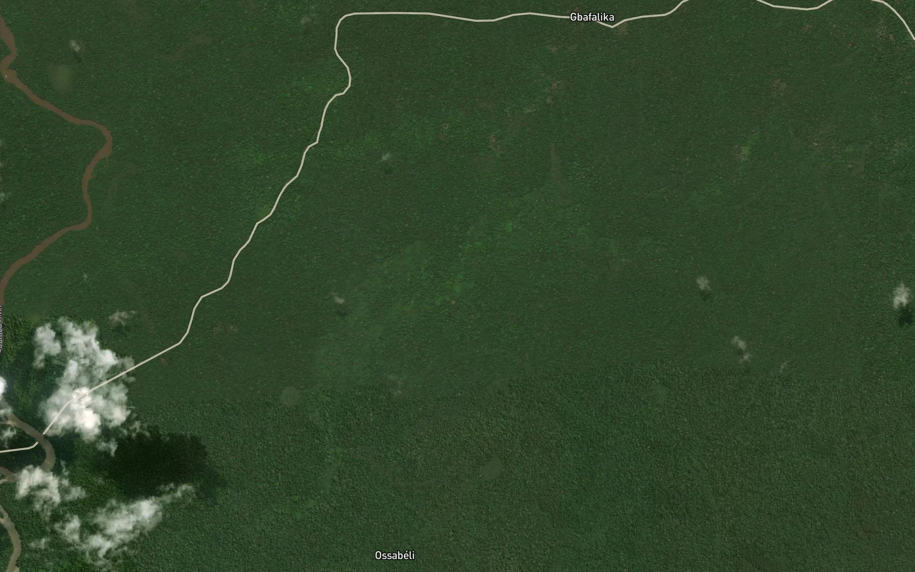 Satellite map of the Silela