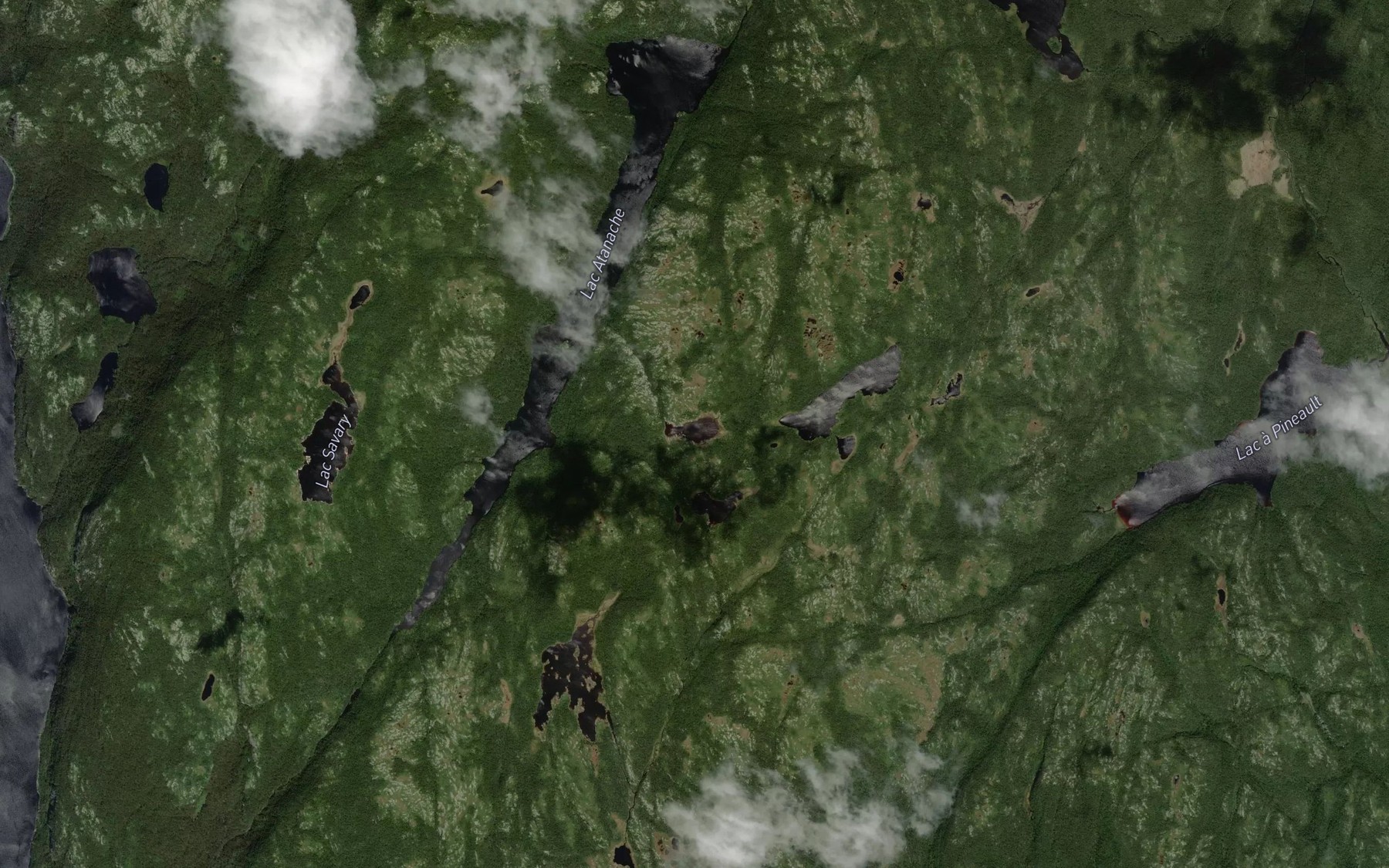 Satellite map of the Lac Birtz