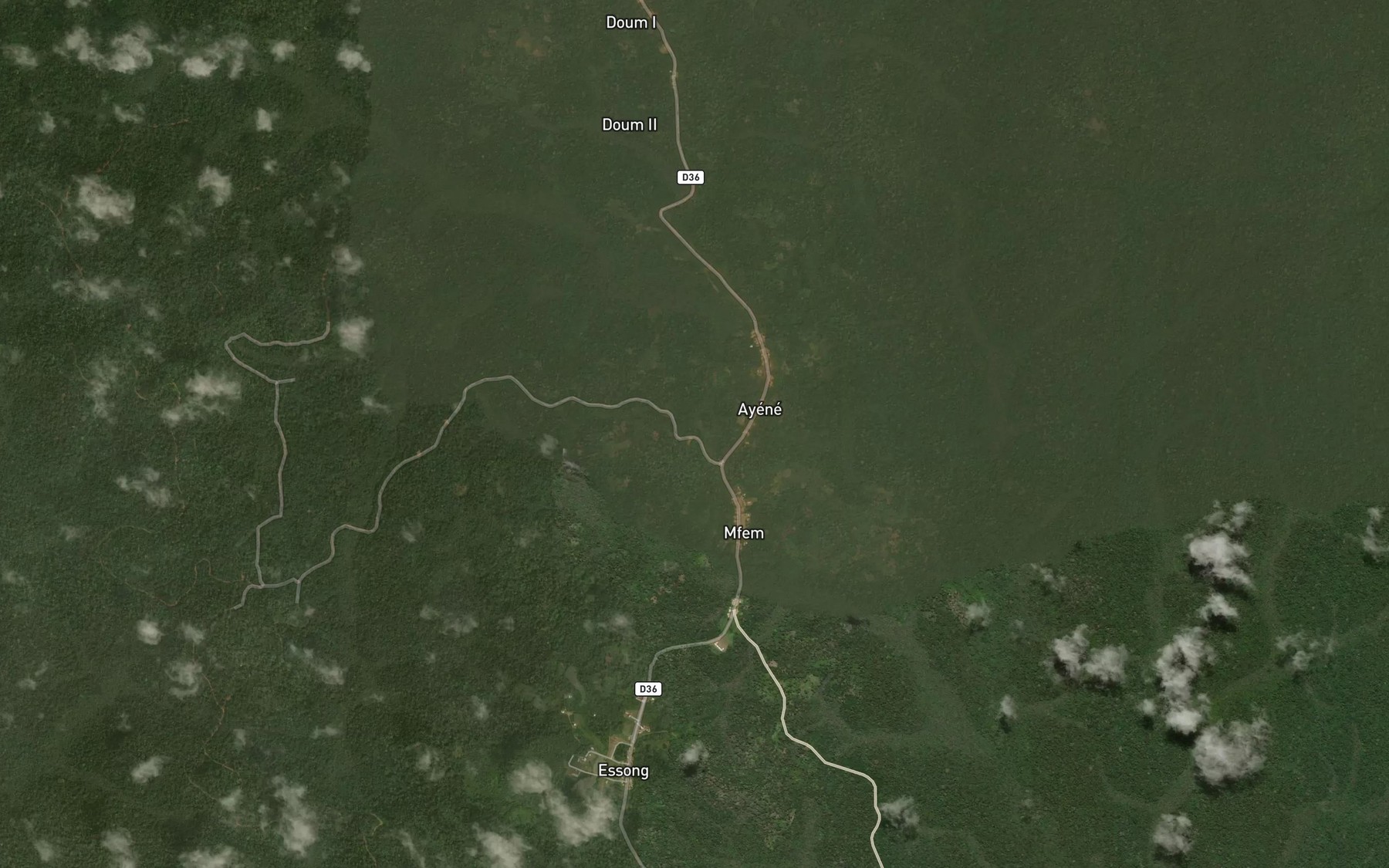 Satellite map of the Akamiete
