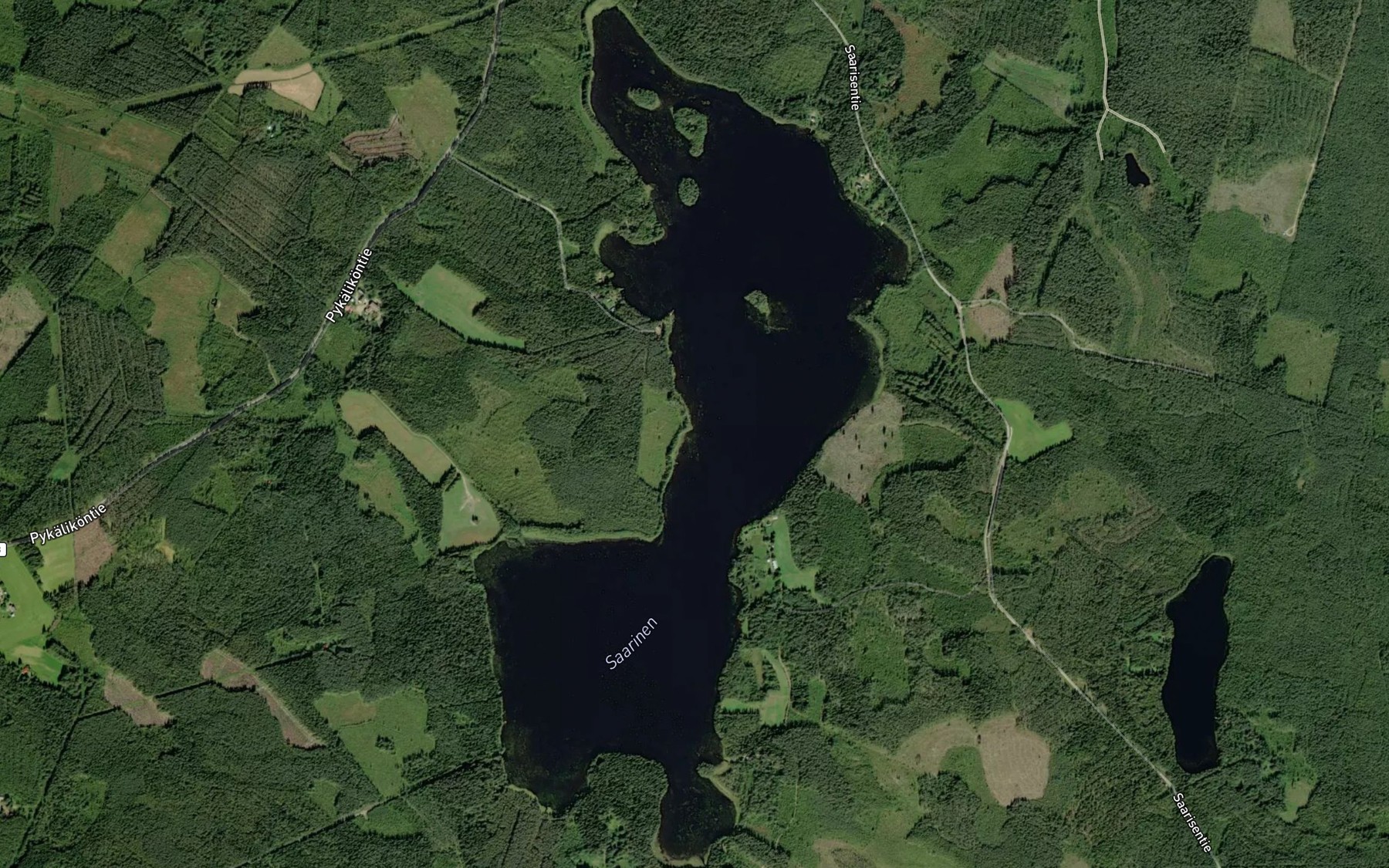 Satellite map of the Saarinen