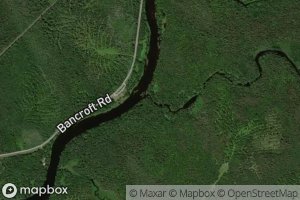 Satellite map of the Hawkins Brook