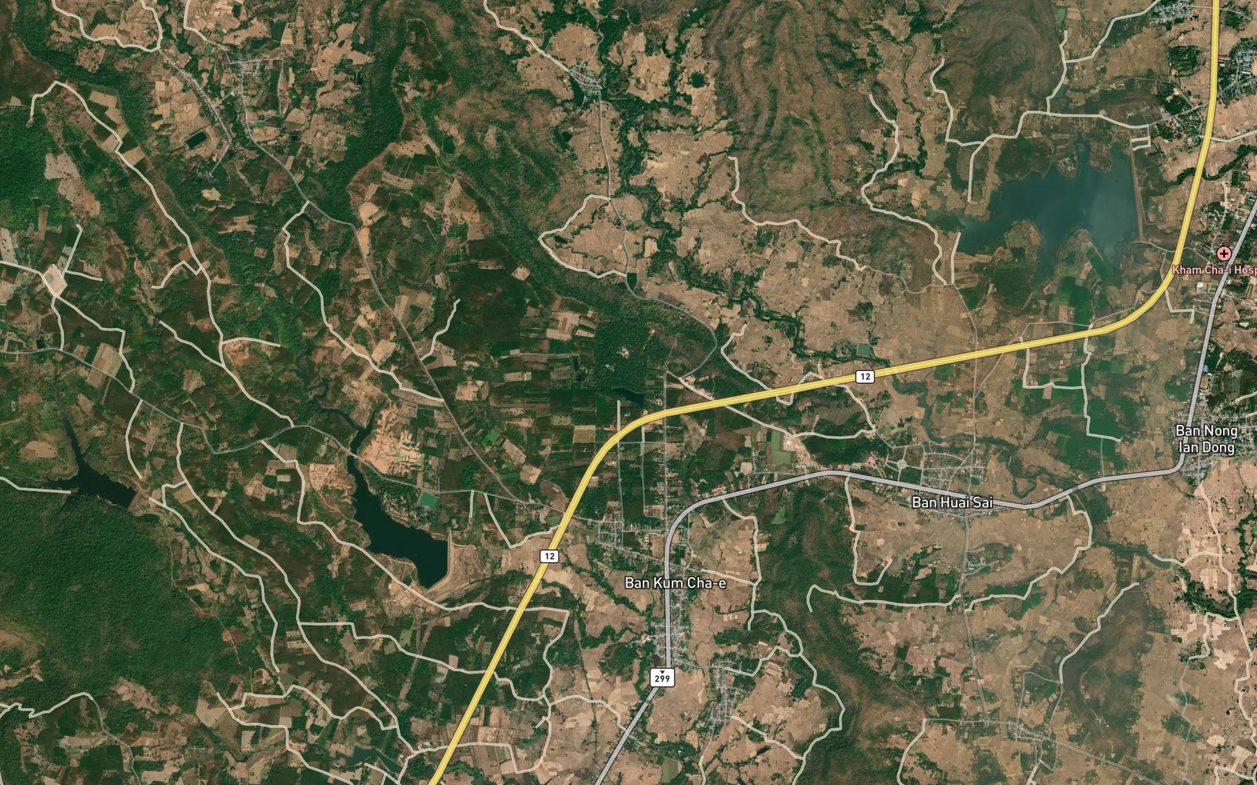 Satellite map of the Ang Kep Nam Kham Phak Phaeo