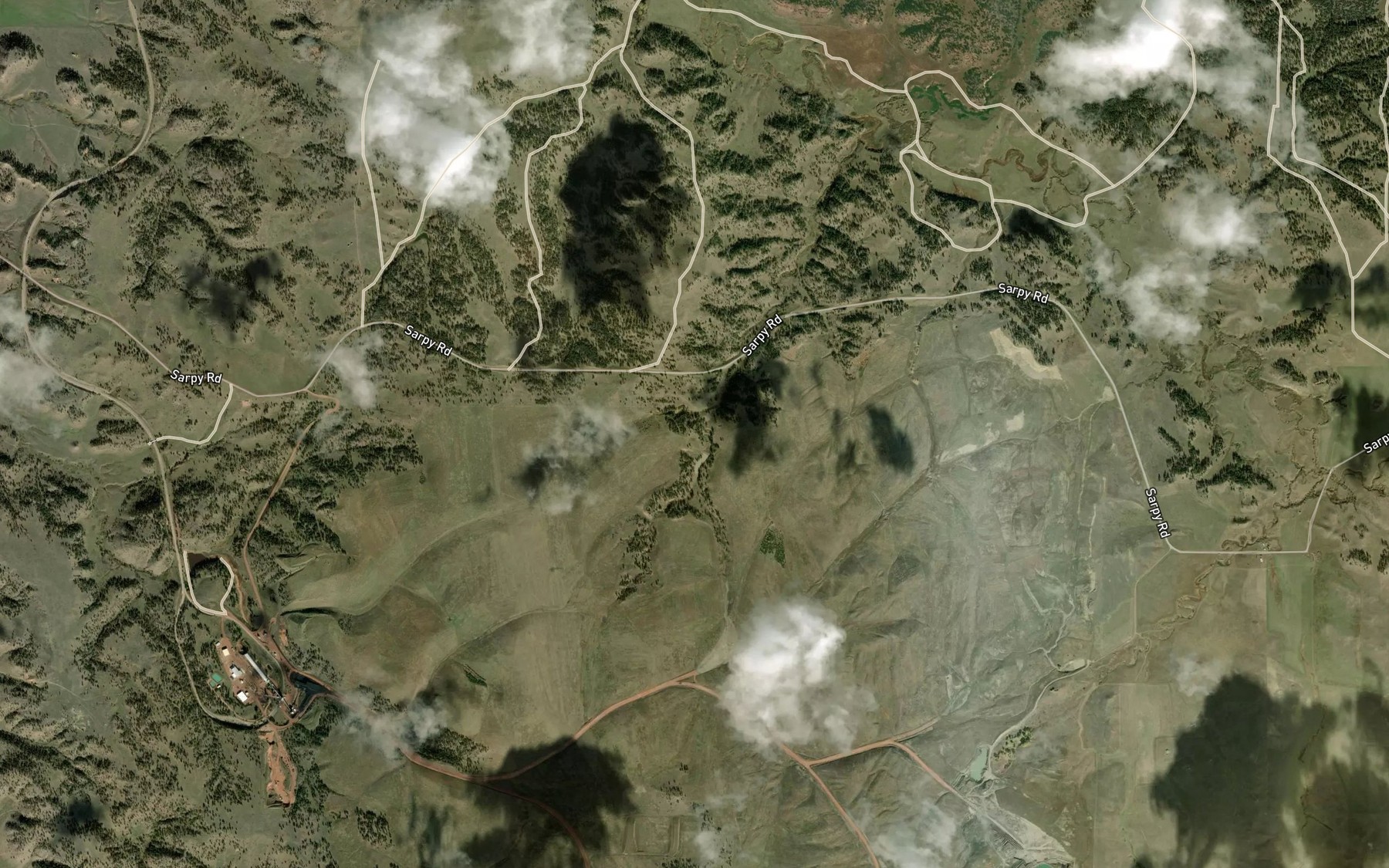 Satellite map of the 01N38E19CABB01 Spring