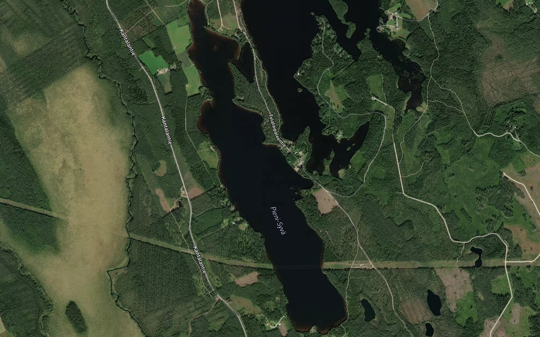 Satellite map of the Pieni-Syva