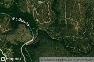 Satellite map of the Clear Run