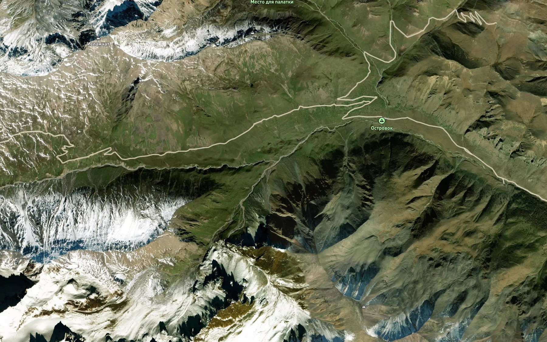 Satellite map of the Subashi