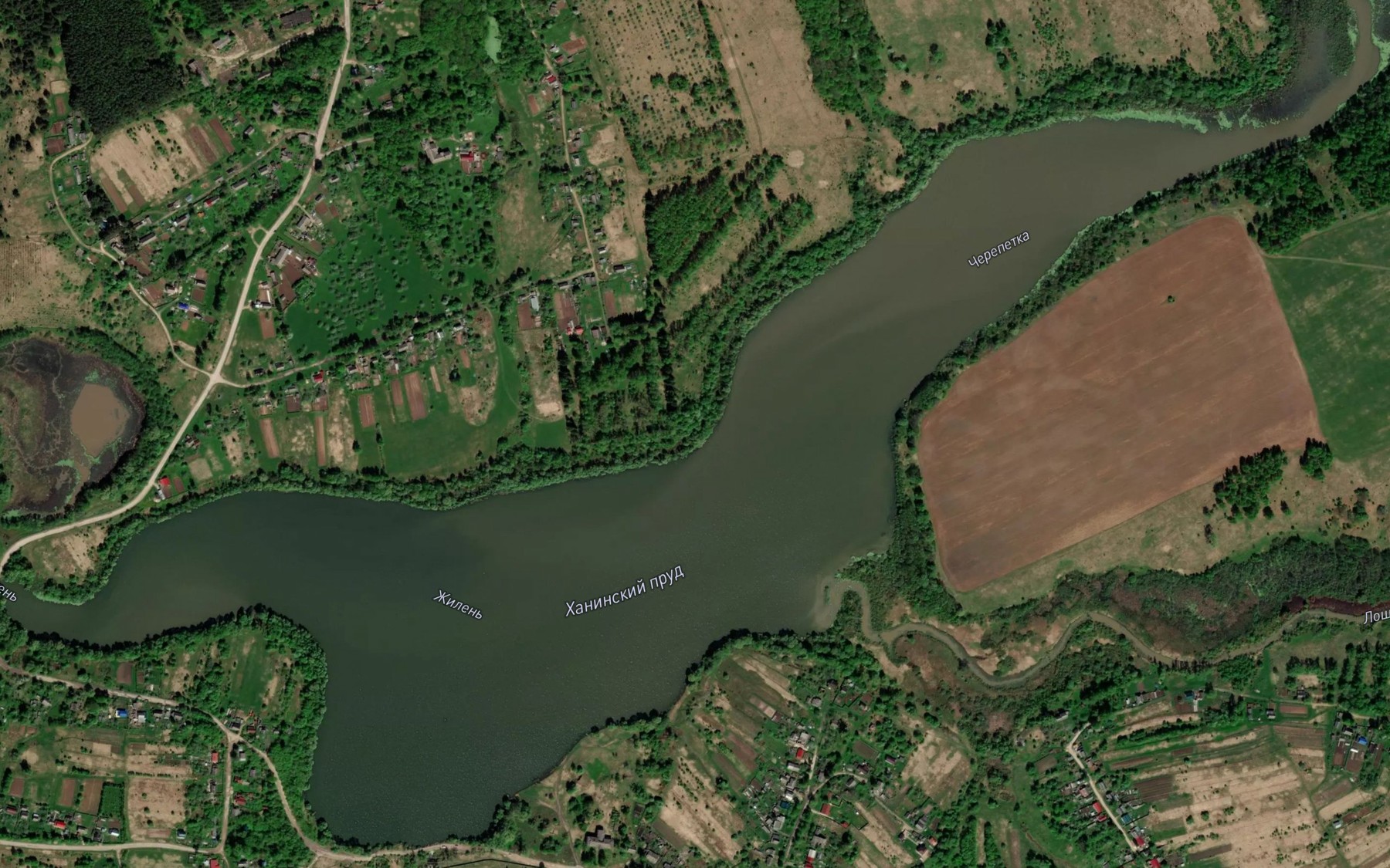 Satellite map of the Prud Khaninskiy