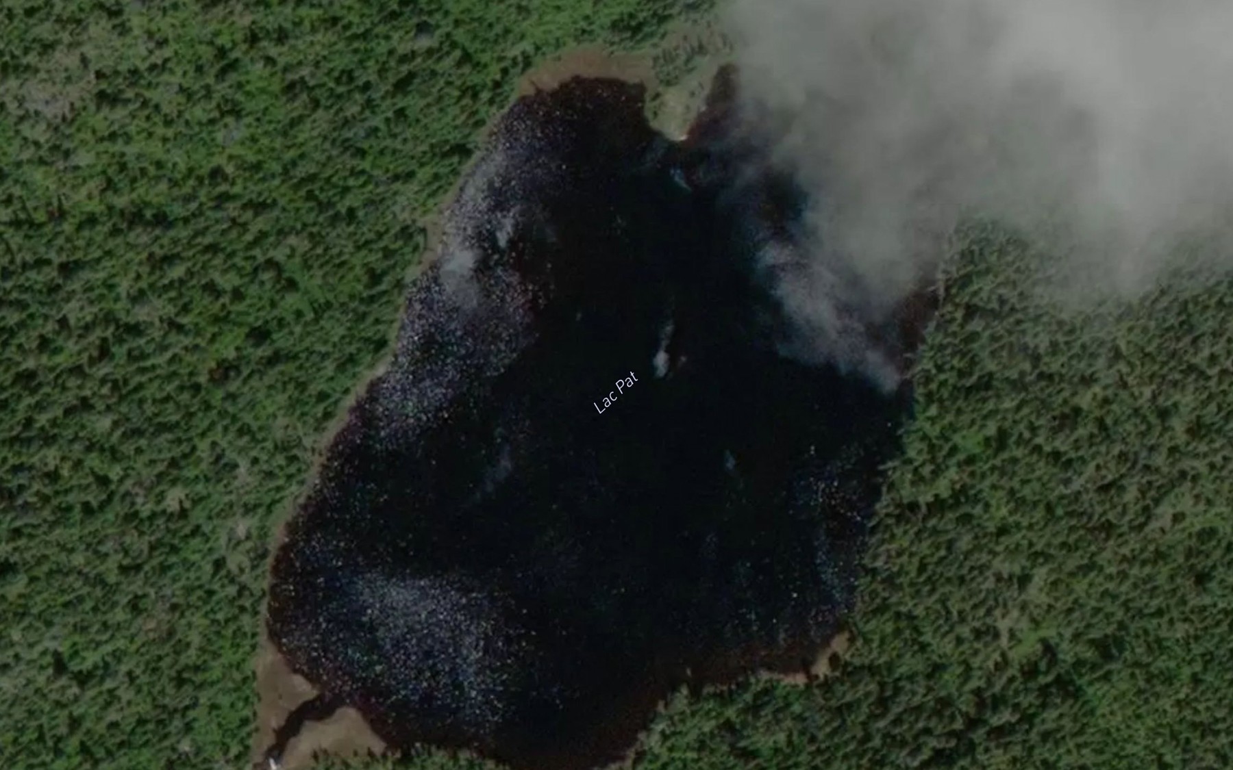 Satellite map of the Lac Pat