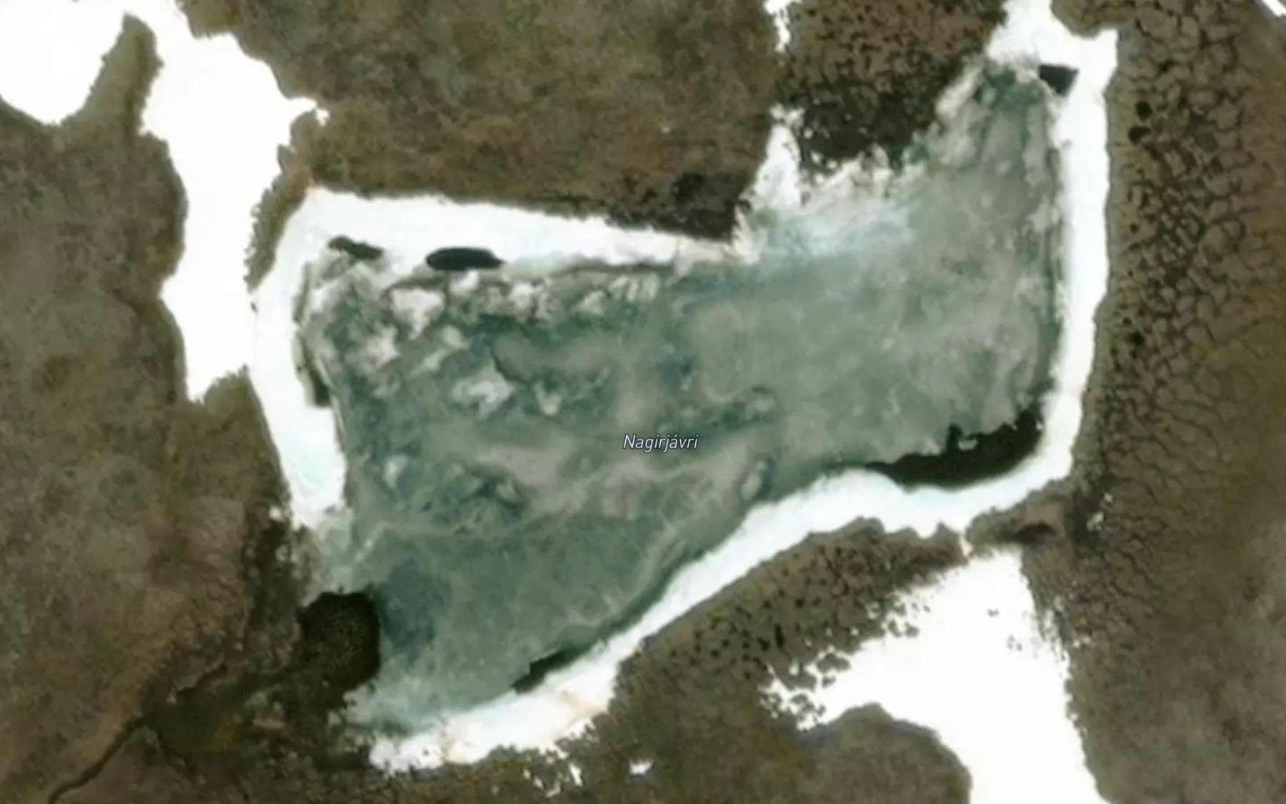 Satellite map of the Nagirjavri