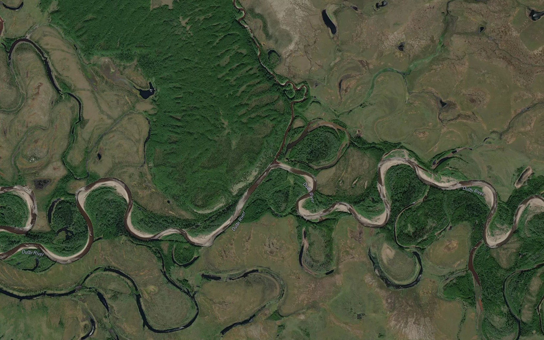 Satellite map of the Cottonwood Creek