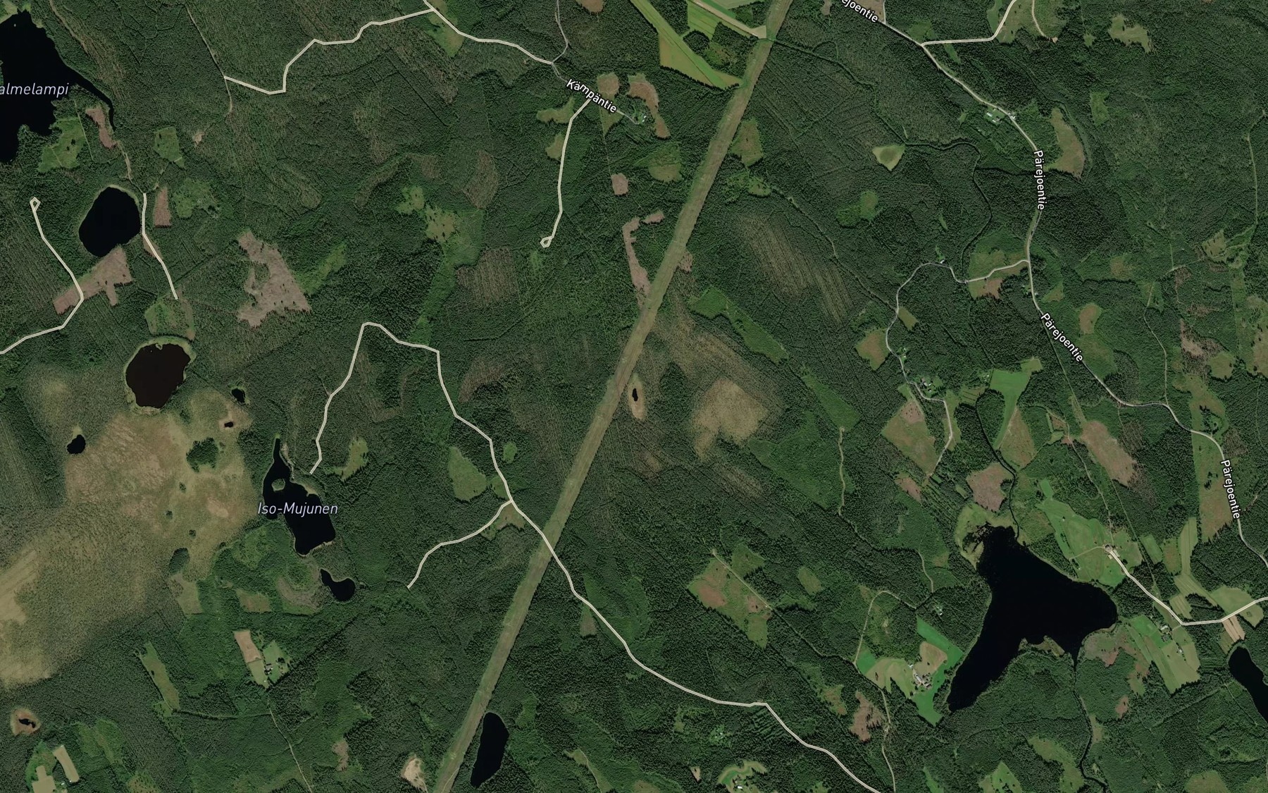 Satellite map of the Purulampi