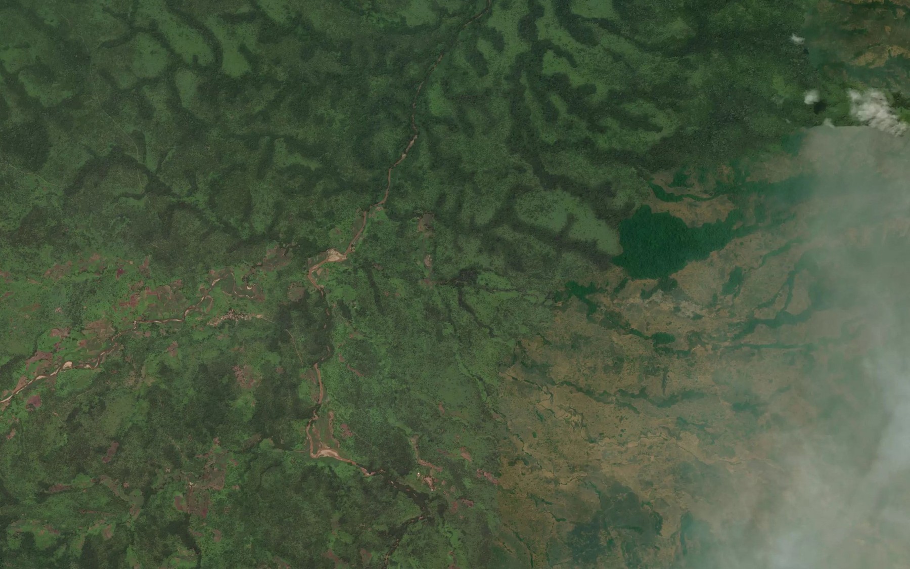 Satellite map of the River Matashirip