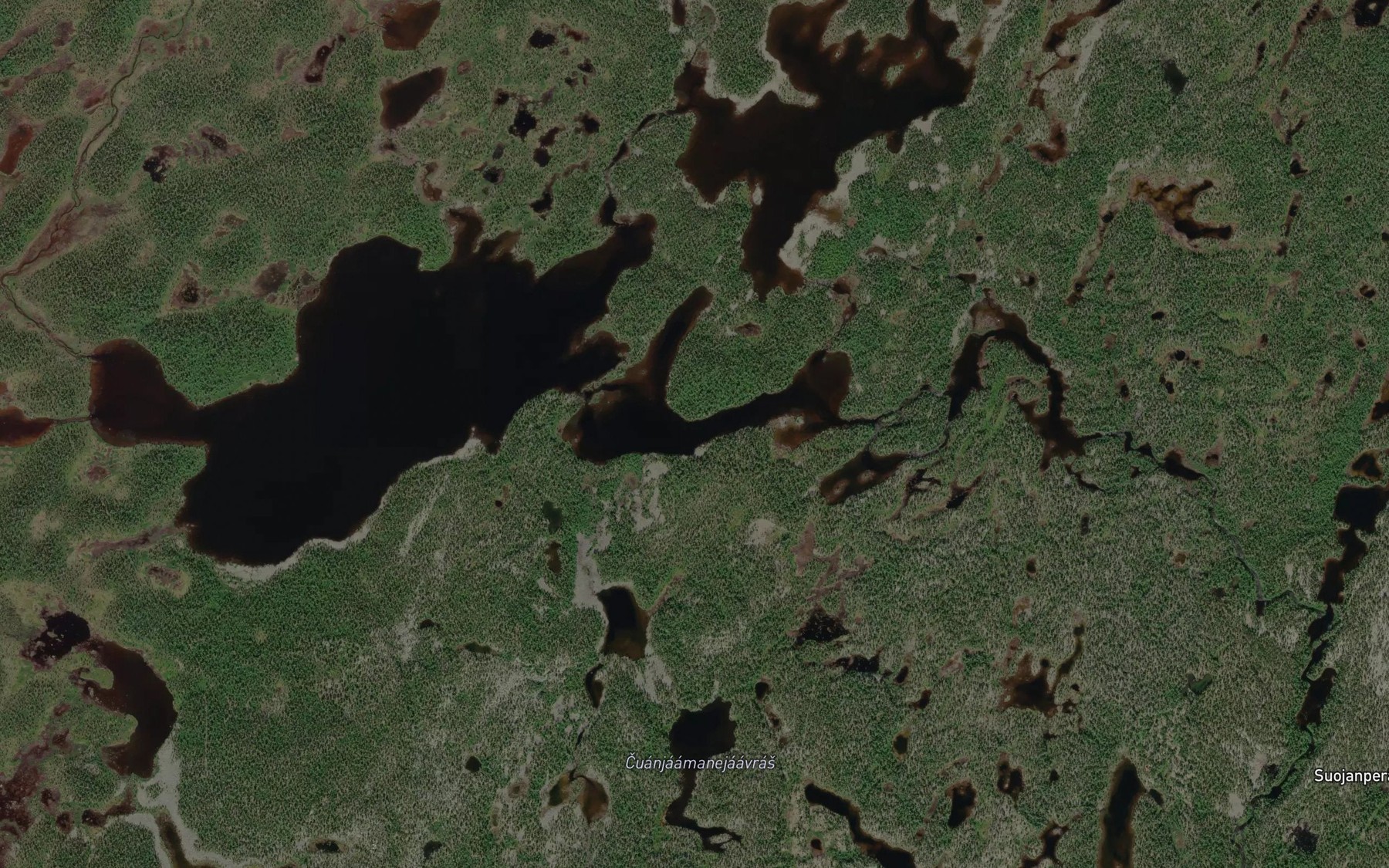 Satellite map of the Koskikaltiolompola