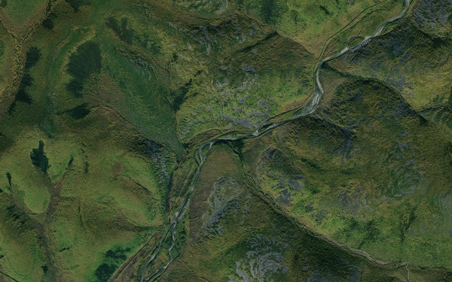 Satellite map of the Lednikovyy
