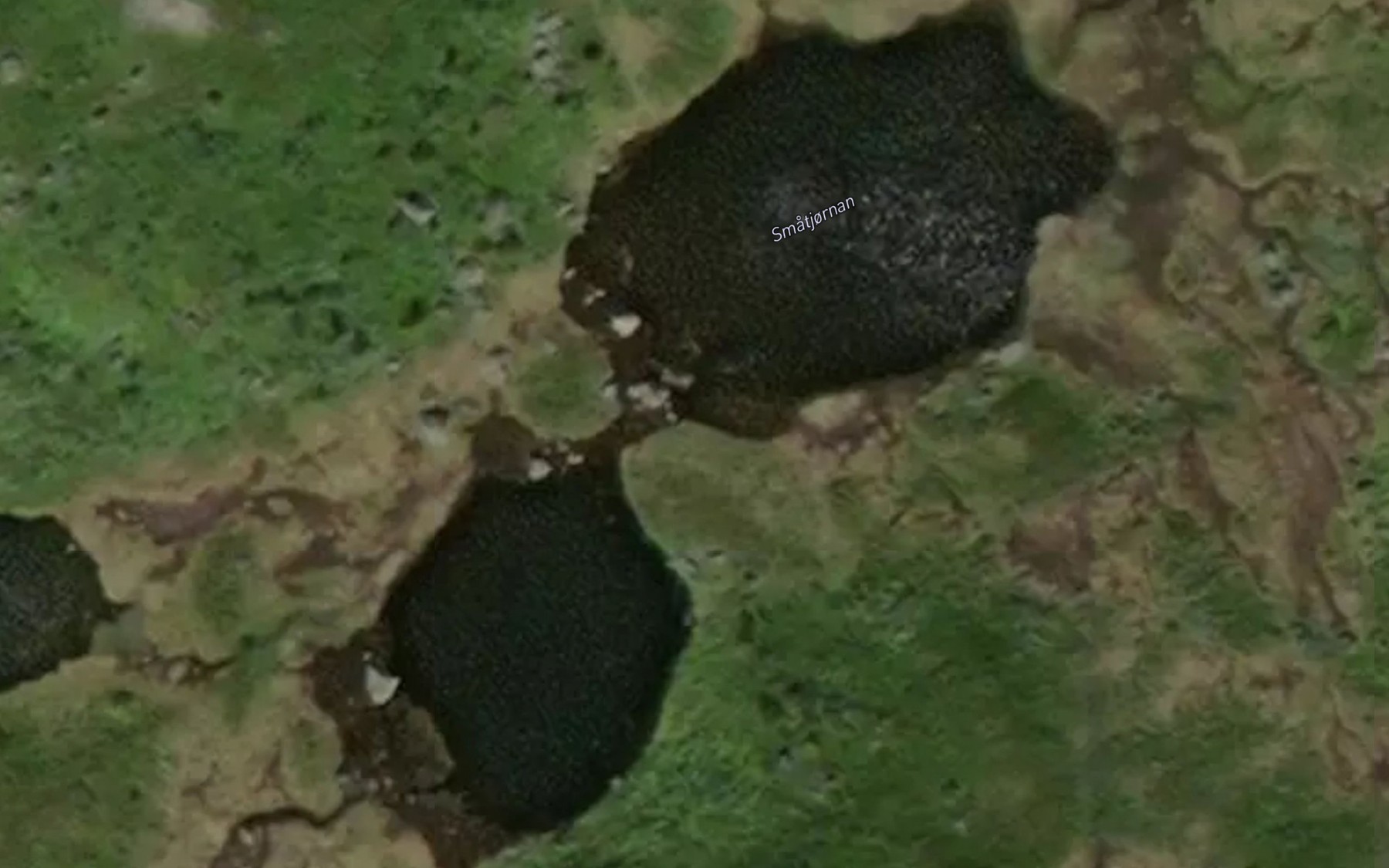 Satellite map of the Smatjornan